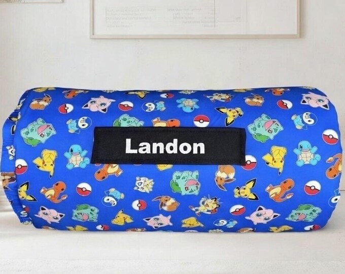 Pokémon Adventure Awaits: Personalized Nap Mat for Daycare Fun and On-the-Go Trainer Naps!
