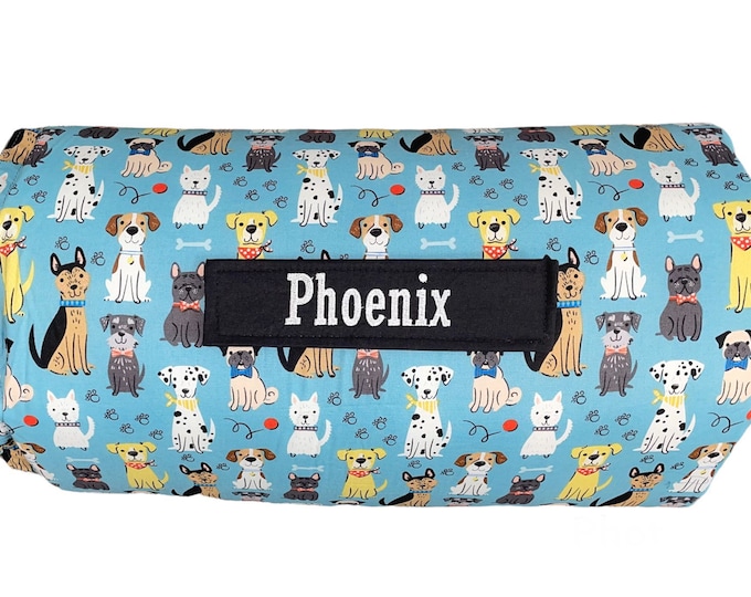 Paws and Dreams: Personalized Large Dogs Nap Mat for Daycare Comfort and On-the-Go Naptime with Customized Name