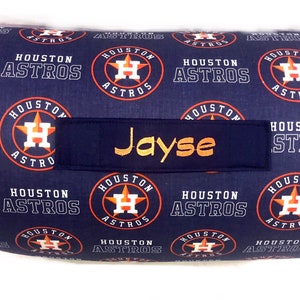 Astros Dreams: Personalized Houston Astros Nap Mat for Daycare Triumphs and On-the-Go Naptime with Customized Name