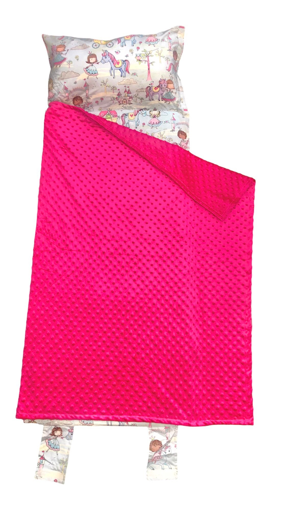 Glitter Princess preschool ultraplush kids nap mat, personalized