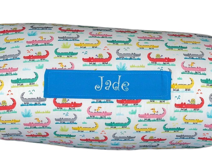 Alligator Quest: Personalized Jungle Safari Nap Mat for Daycare Expeditions and On-the-Go Naptime with Customized Name