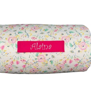 Blooming Dreams: Cusomizable Pastel Floral Nap Mat for Daycare Adventures and Sweet Naps On the Go!