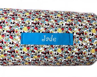 Mickey Mouse Nap Mat: Personalized All-in-One, Removable Pillow