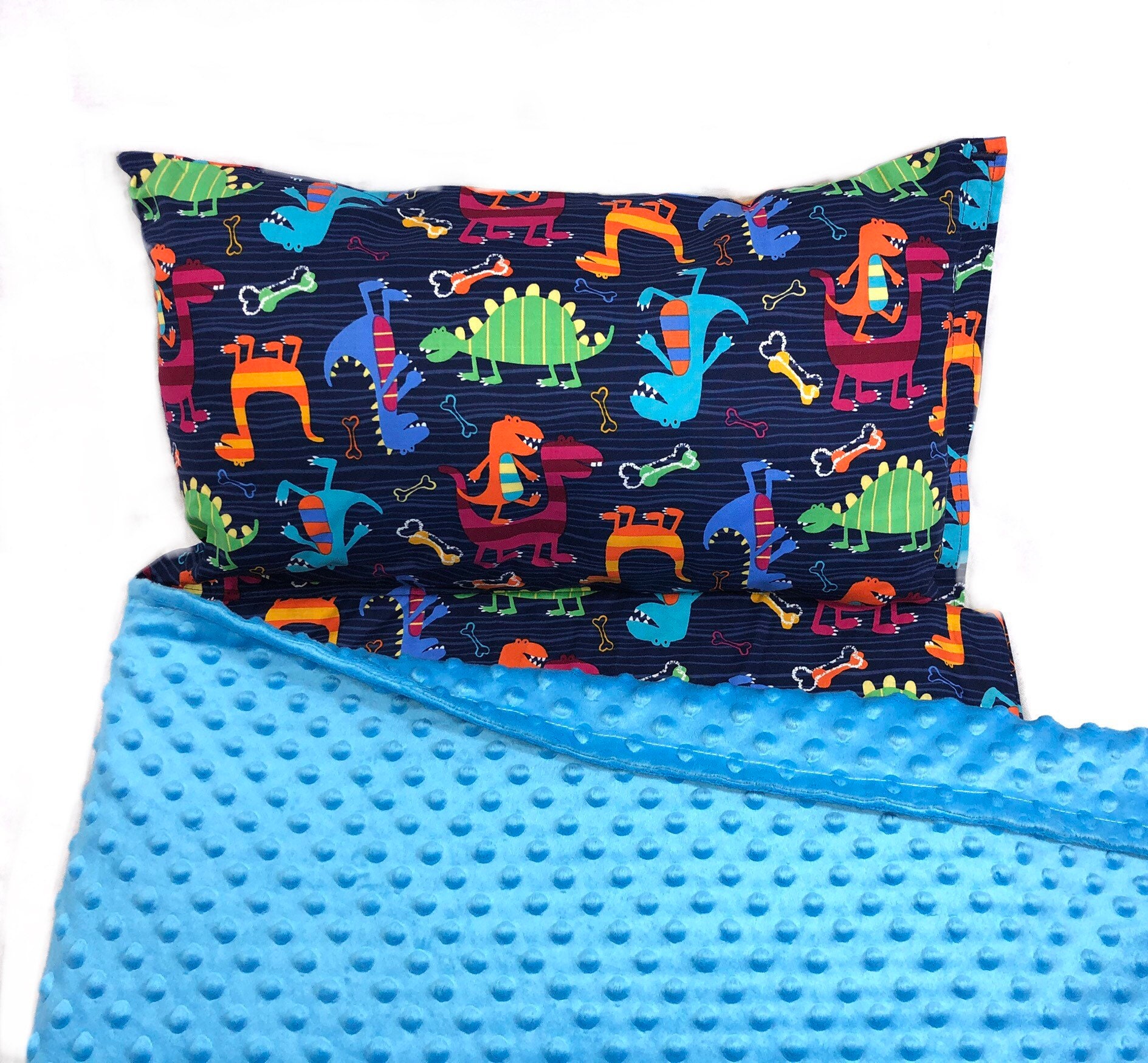 Dinosaur preschool ultraplush kids nap mat, personalized daycare