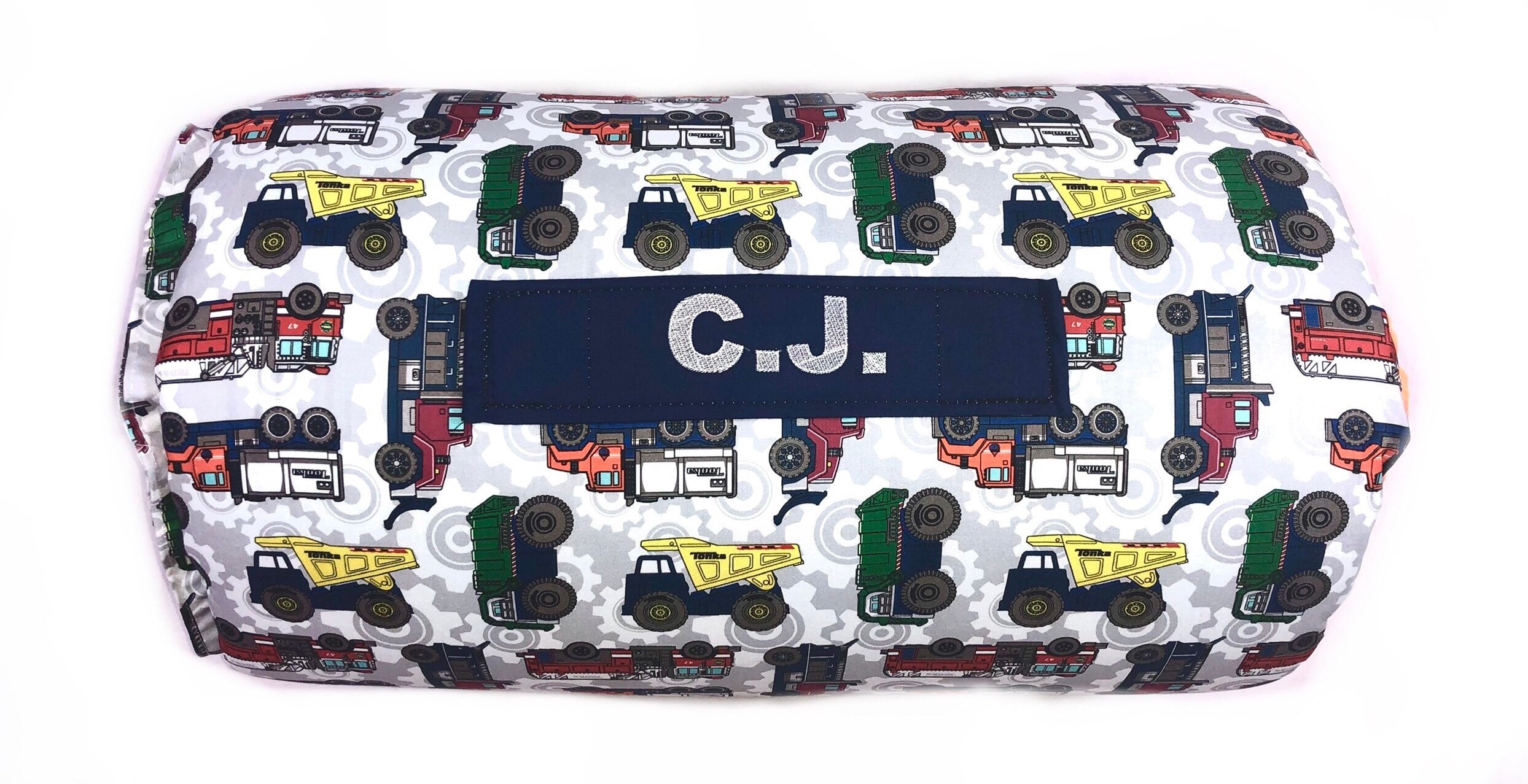 Tonka Trucks preschool ultraplush kids nap mat, personalized daycare