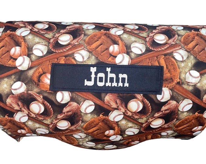 Baseball Nap Mat: All-in-One, Custom Embroidered Pillow