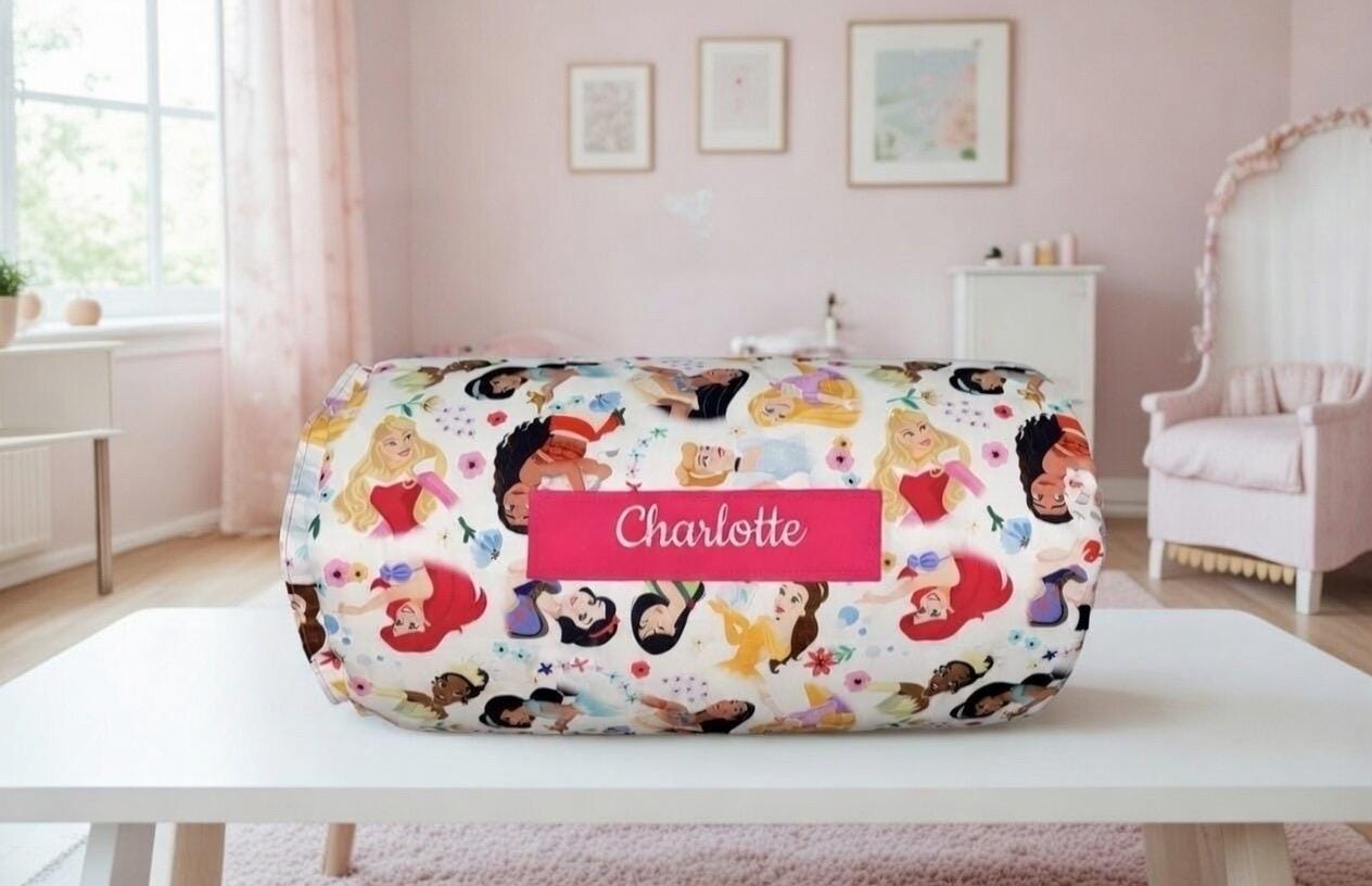 Princess Mat Whimsical Dreams: Disney Princess All-in-one Nap Mat With Personalized ...