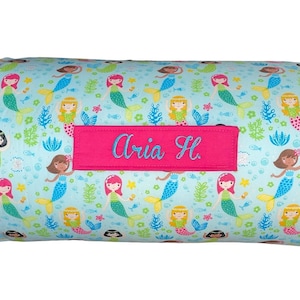 Mermaids Nap Mat: Embroidered Kids Travel Sleeping Bag