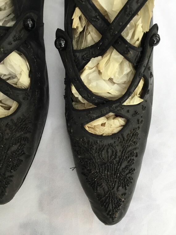 Beautiful beaded 1800's- 1920's shoes
