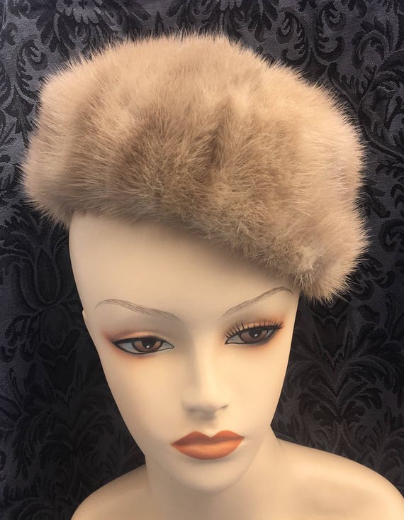 sears fashion millinery hat mink