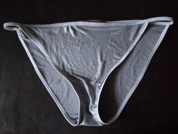 Solid Silk Jersey Bikini Style Panties Tanga Style Underwear in