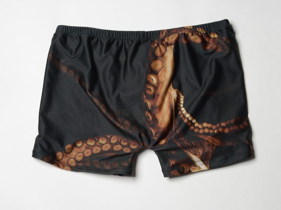 Oktopus Badehosen Herren Bademode Shorts Etsy