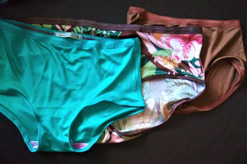 Aloha 3 Pack Silk Lingerie Set Hawaiian Themed 100 Pure Etsy