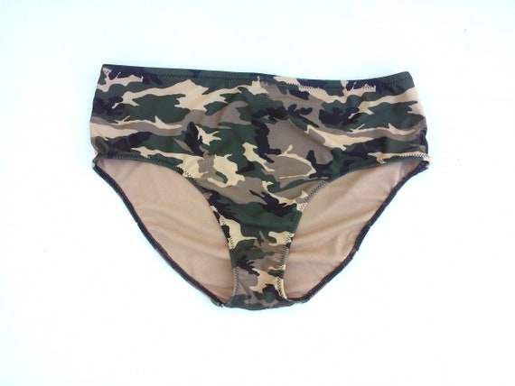 camo bathing suit bottoms