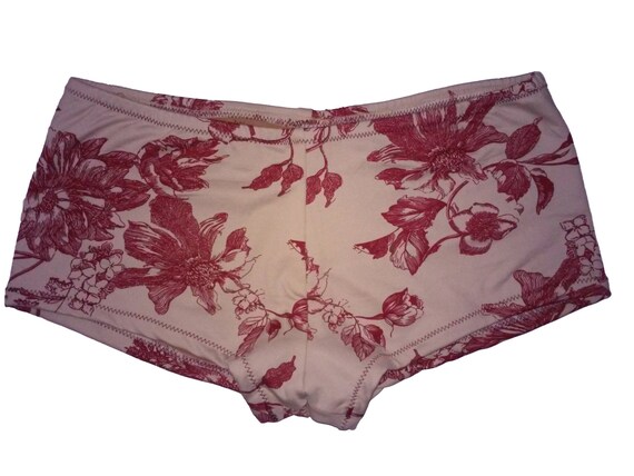 maroon bathing suit bottoms