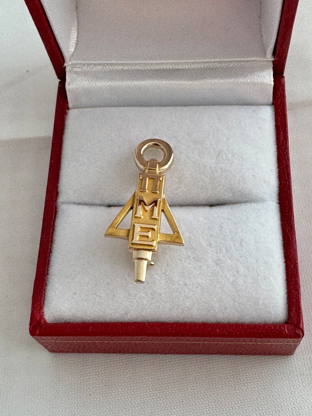 Pi Mu Epsilon 10K US Mathematics Honor Society Key Faternity Brooch Pin ...