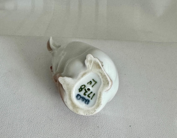 Dahl Jensen Bing & Grondahl Denmark Mouse Figurine #1728 Porcelain
