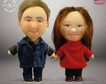 Selfie doll, Unique Custom dolls, character doll, rag doll, art doll, personalized doll, made by photo,, artist cloth doll