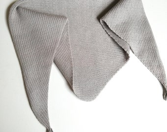 Triangular scarf baby and children knitted cotton