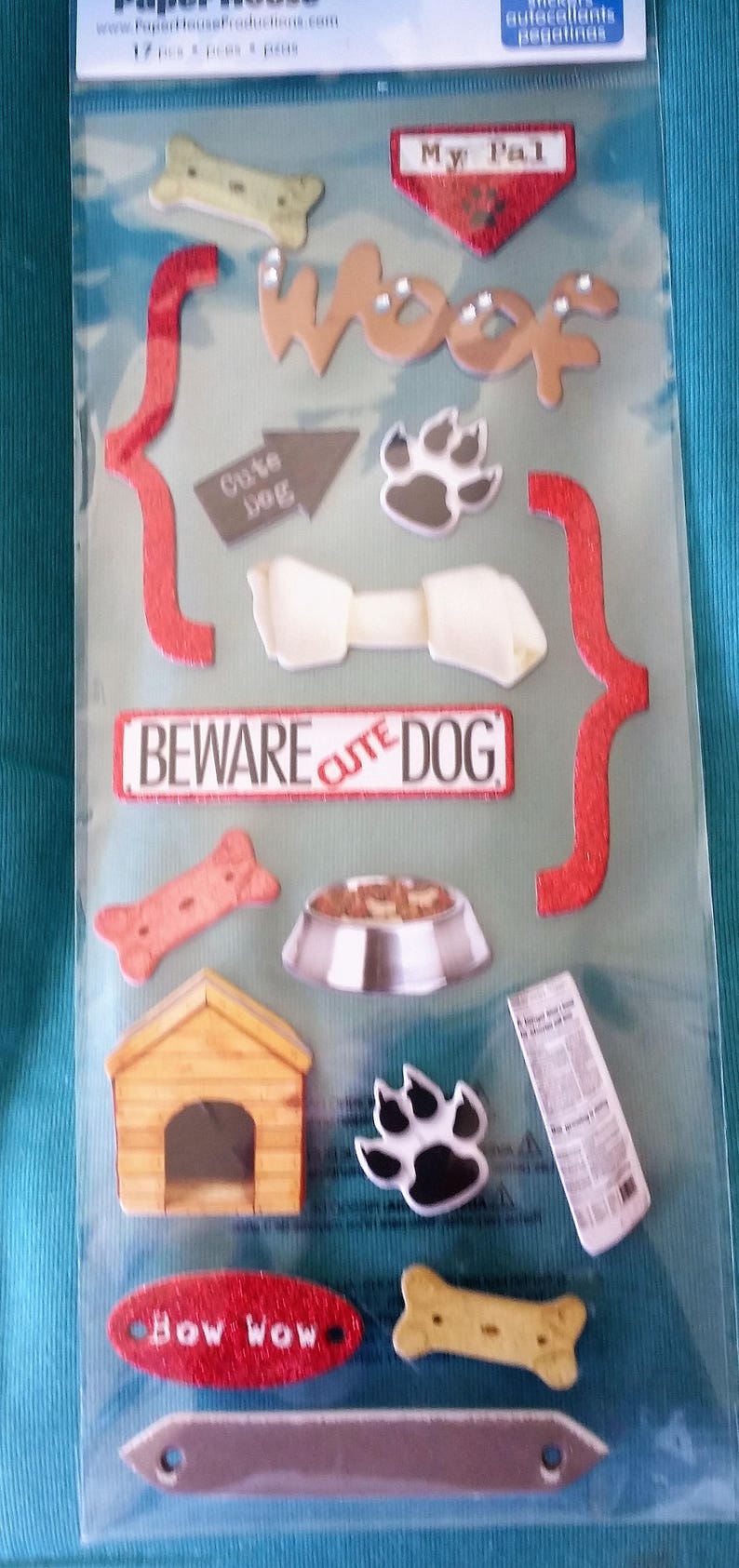 Dog Scrapbooking Embellishments scrapbooking cardmaking Etsy