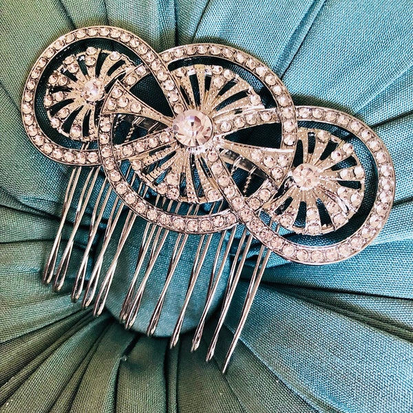 Art Deco Hair Comb Etsy