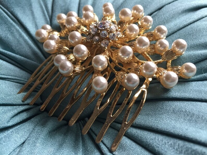 Fashion Crystal Moon Curve Diamante Hair Clip Wedding Bridesmaid Statement Piece