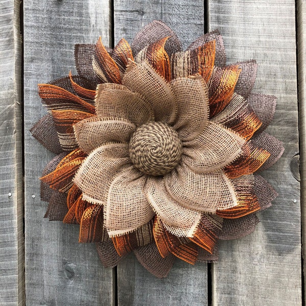 Everyday Wreath, Fall Flower, Fall Flower Wreath, Autumn Flower, Autumn Flower Wreath, Fall Decor, Autumn Decor, Fall Wreath, Autumn Wreath