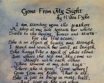 Gone From My Sight Etsy