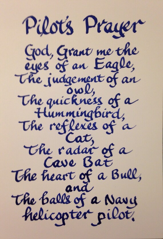visa cost france Pilots Army Etsy Prayer Navy Pilot or  The  Helicopter Prayer