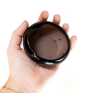 Miniature Black Glazed Tillandsia Air Plant Dish- FREE SHIPPING - Air Plant Display - Succulent Container - Plant Not Included