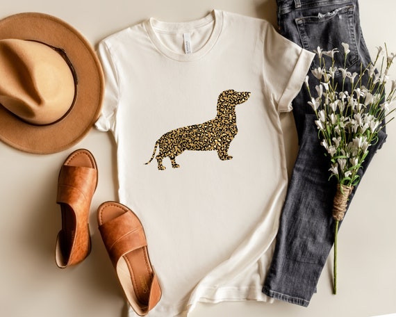 Daschund Shirt, Weiner Dog Gift, Cheetah Daschund Gifts, Crazy Dachshund Lady, Daschund Mom, Cute Dachshund Mom, Funny Daschund Dog Tee