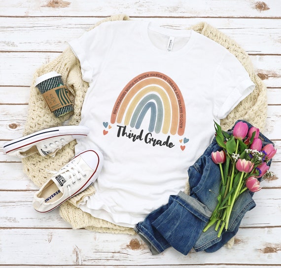 Hello Third Grade Shirt, Back to School, Third Grade Teacher, 3rd Grade, Teacher Shirts, Gifts For Teacher, First Day of School Shirt, Teach