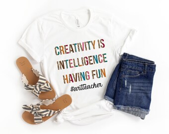 Art Teacher Shirt, Art Teaching Cheetah Tee, Art Teacher, Art Teacher Gift, Art Teacher T-Shirts, Art Teacher TShirt, Rainbow Teacher Tee