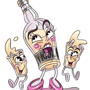 Cuphead Style Vodka