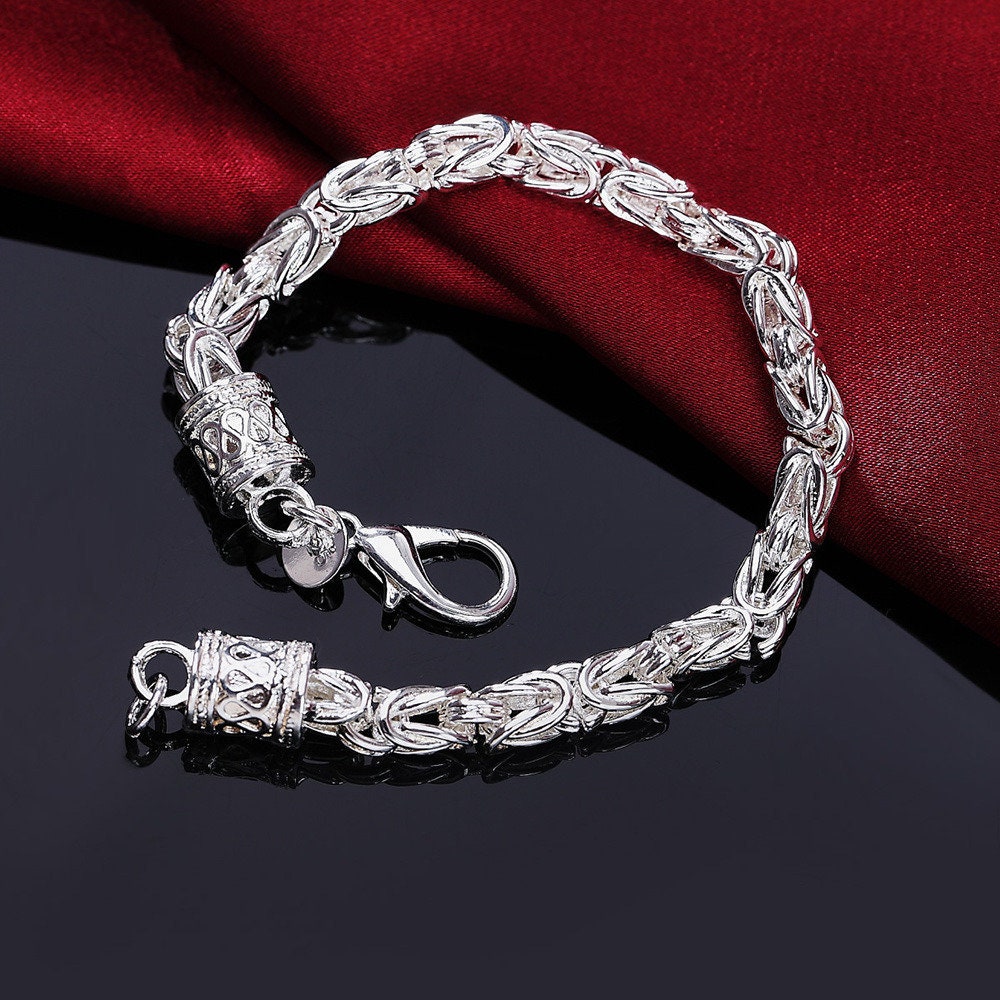 Silver - Chain Bracelet Israel Silver Etsy 925 Bracelet Sterling Silver