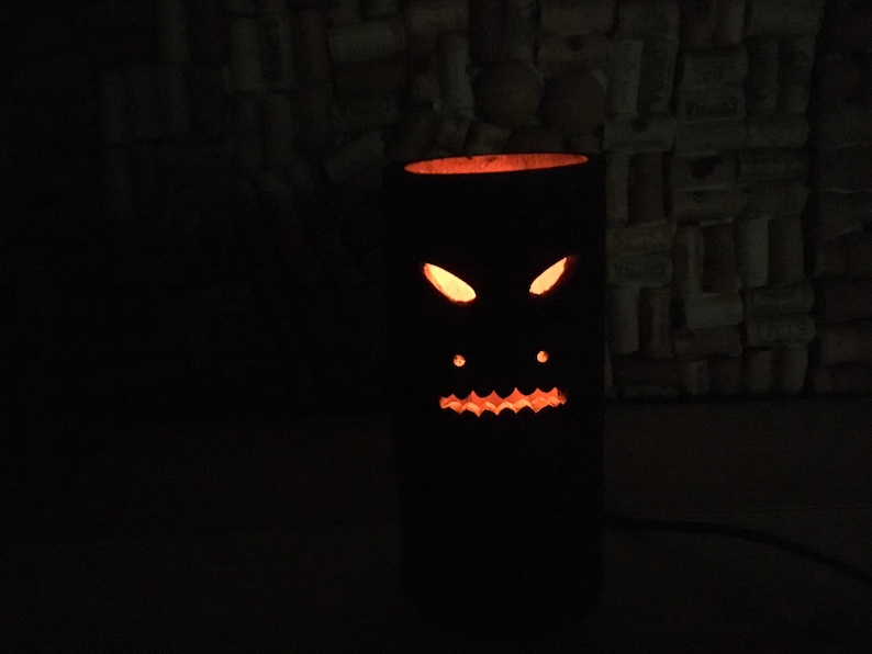 FREE SHIPPING Vintage 1970/'s hand carved Tiki bar lamp