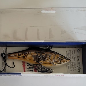 Vintage 1991 Kent Hrbek Rapala Annual Giveaway Fishing Lure MN Twins Fishing Lure in Original Box FREE Shipping