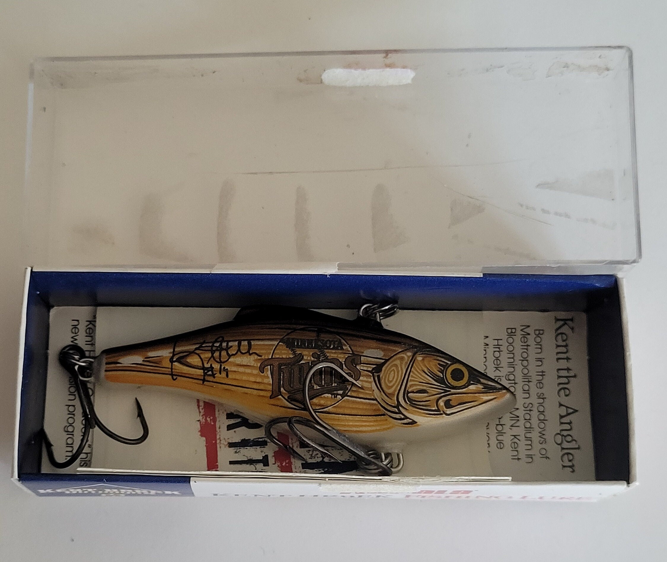 Vintage 1991 Kent Hrbek Rapala Annual Giveaway Fishing Lure MN Twins  Fishing Lure in Original Box FREE Shipping -  Canada