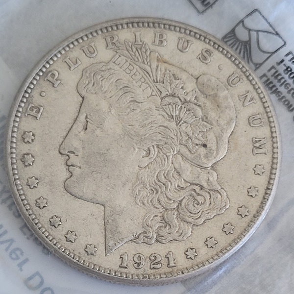 Antique 1921 - S Morgan Silver Dollar Extra Fine Littleton Coin FREE Shipping