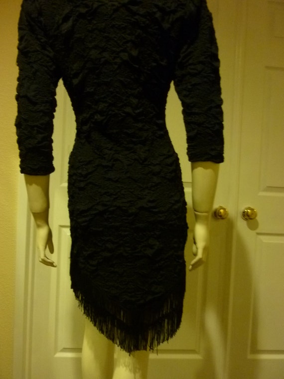 Vintage  black Roaring 20's Inspired Dress- Great… - image 5