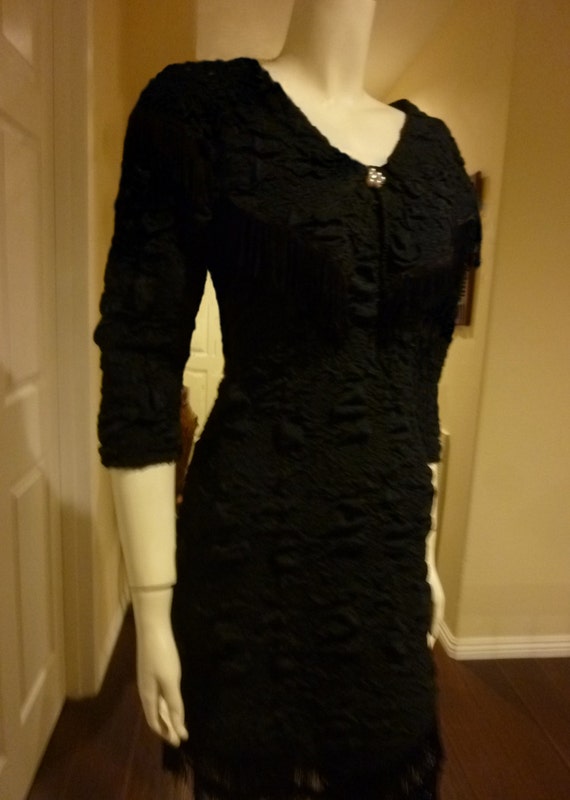 Vintage  black Roaring 20's Inspired Dress- Great… - image 3