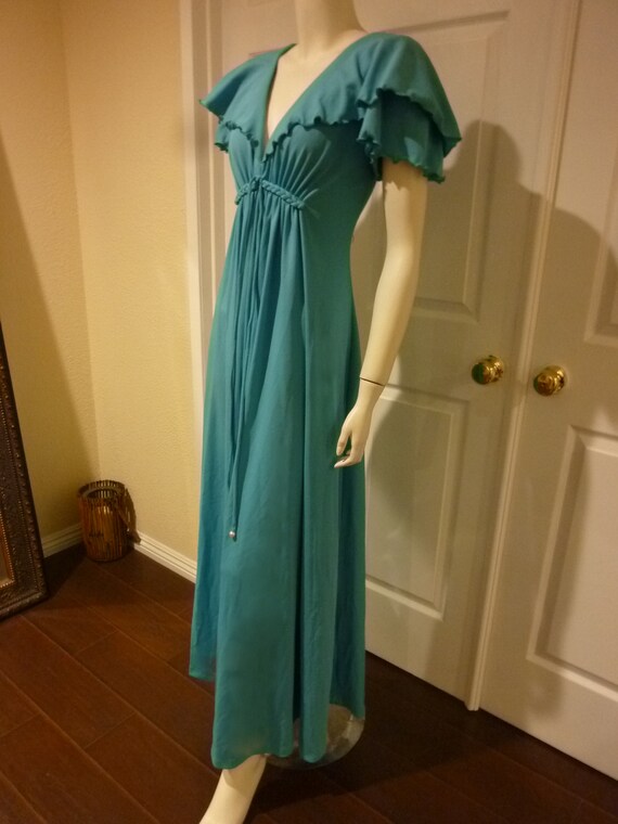 Sweet Free Sprirted late 60's Boho Style Maxi Dre… - image 1