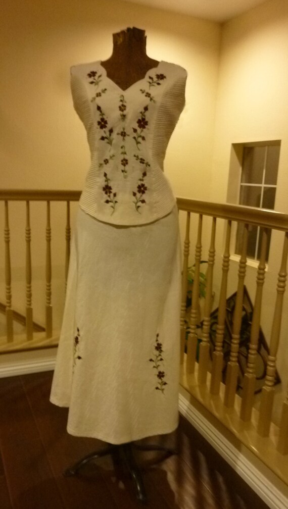Lovely 1930's Retro Style 2 Piece Wedding,Vow Rene