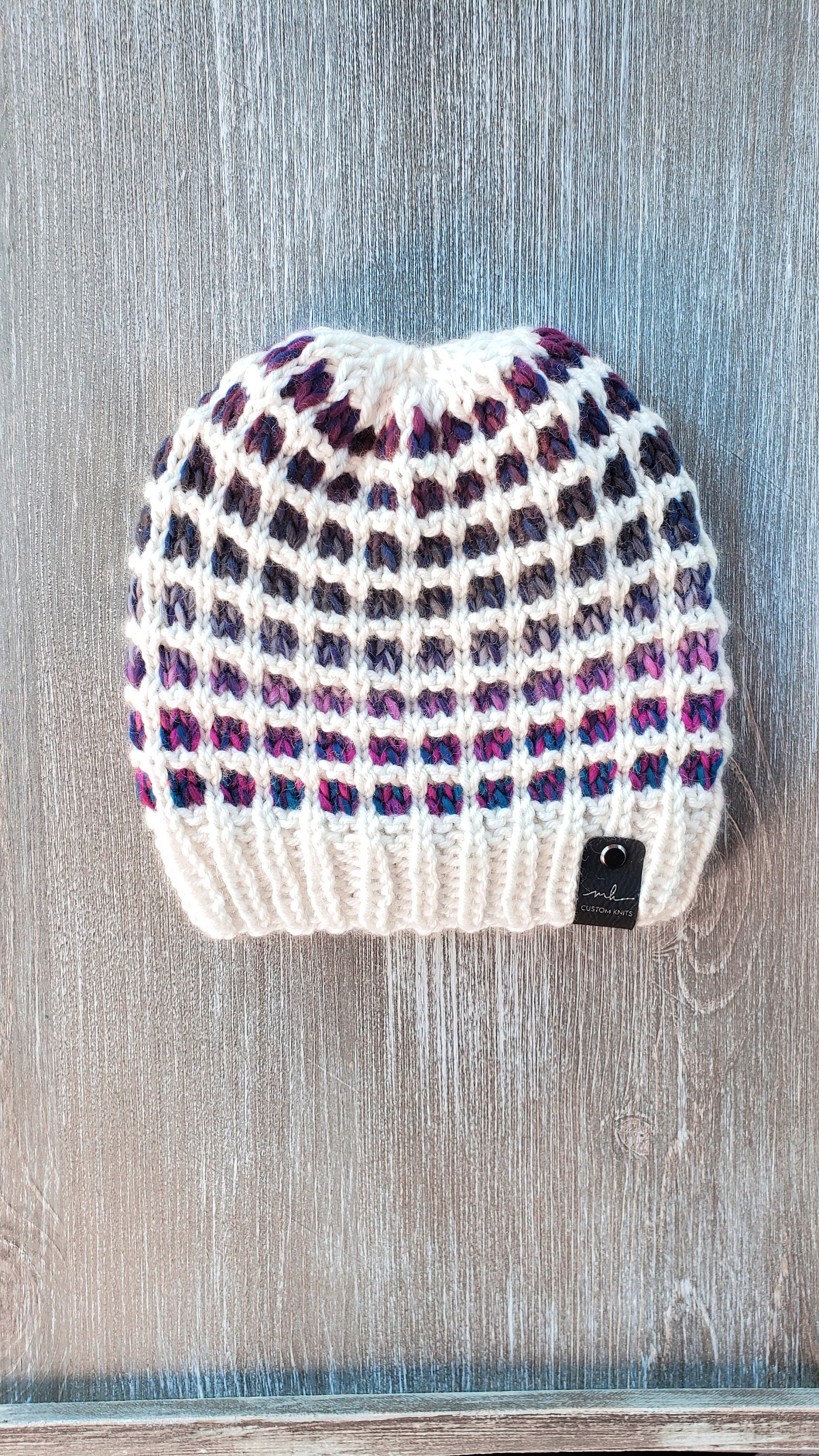 peek a boo beanie hat