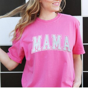 puff Mama TShirt  Comfort Colors Mama Shirt for Mothers Day Cool Mom Shirt Personalized Gift for Mom Mothers Day Mom Life New Mom Gift
