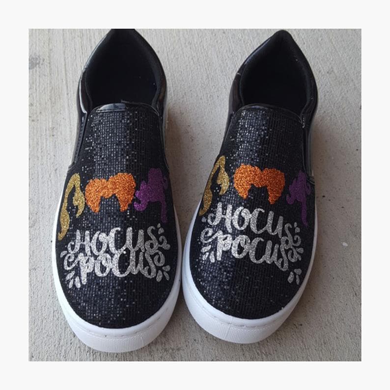 Hocus Pocus shoes / Hocus Pocus Slipon Sneakers Etsy
