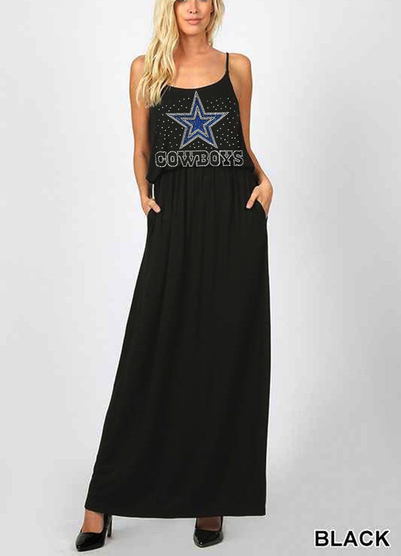 Dallas cowboys maxi dress Etsy