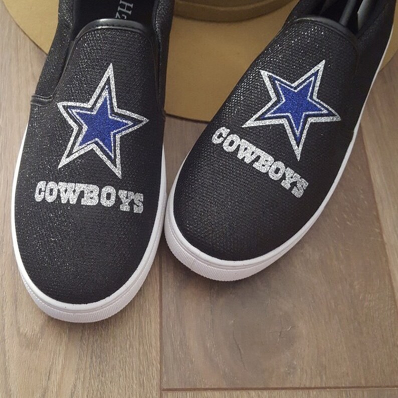dallas cowboys slip on shoes