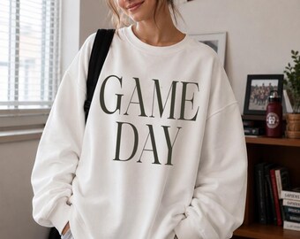 Game Day Sweatshirt, Football Mom, Baseball Mom, Cozy Unisex Crewneck