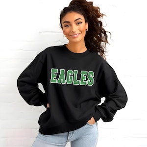 Vintage Eagles Game Day Sweatshirt: College Spirit Football Tee
